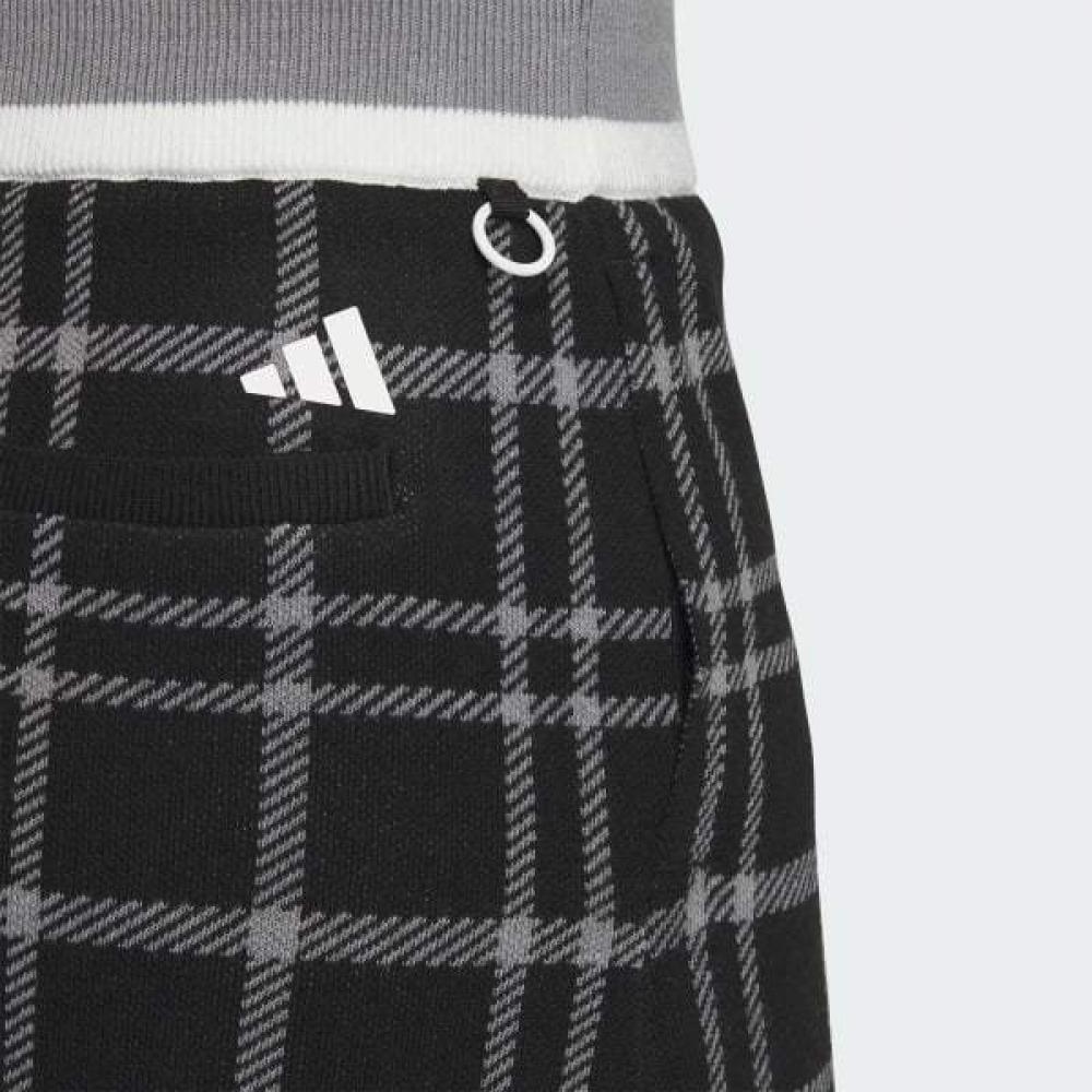 Adidas Golf Women S Fulley faShion 3S Checked Skirt Black iS4757