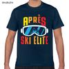 Tops T Shirt Unisex Apres Ski Elite Snowboard Ski Slalom Design Black Print Unisex Tshirt Fashion Tshirt Unisex Cotton Brand Teeshirt