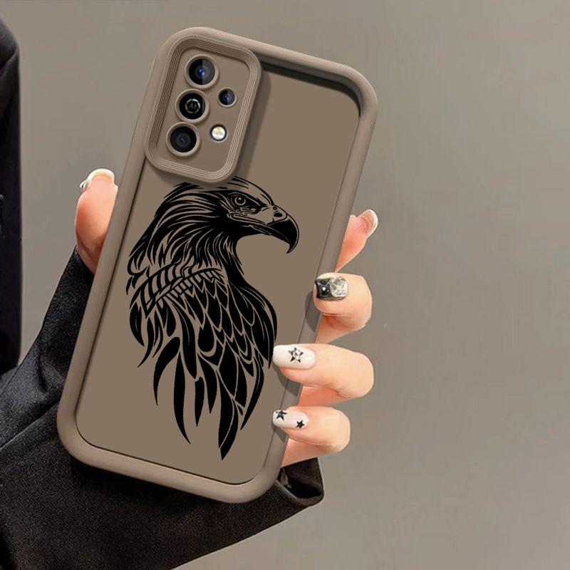 Eagle Phone Case for Samsung Galaxy A03 A04 A05 A21S A23 A33 A34 A35 A50 A53 A55 A71 A73 5G Shockproof TPU Soft Cover Coque