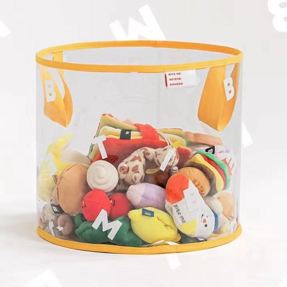 Thickened Pet Supplies Storage Bag Foldable Hand-Held Storage Box PVC Toy Storage Basket Home