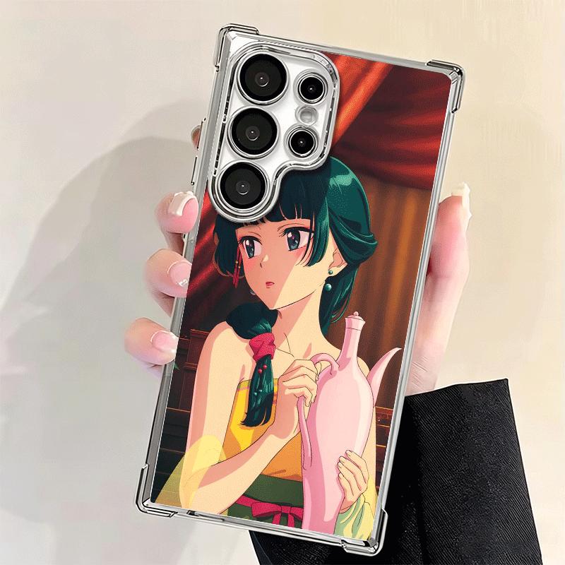 A-Apothecary D-Diaries Anime Plating Phone Case For Samsung Galaxy S24 S25 FE S26 Edge S23 Ultra S22 S21 Plus S20 Anti-Fall Aira