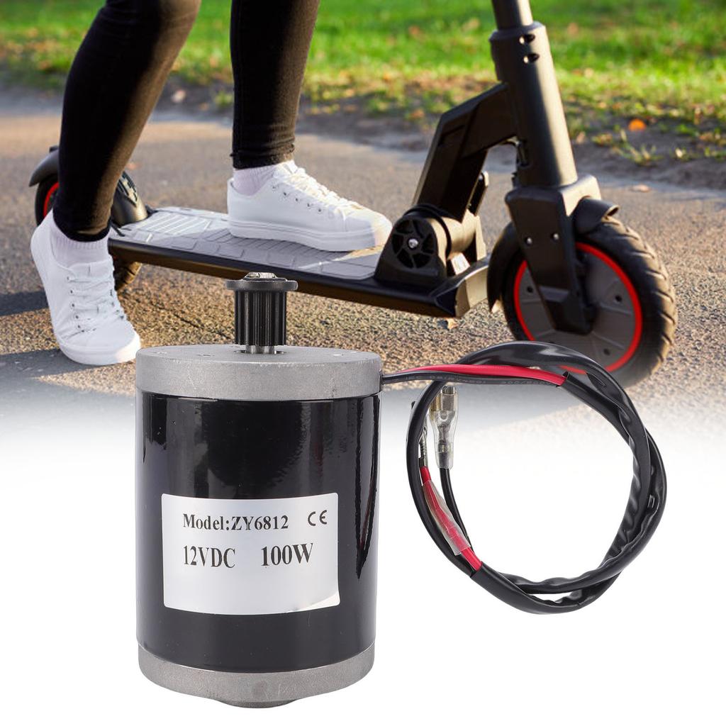 Electric Motor Replacement for   E100 E125 100W Aluminum Alloy Electric Scooter Motor with Rubber Belt