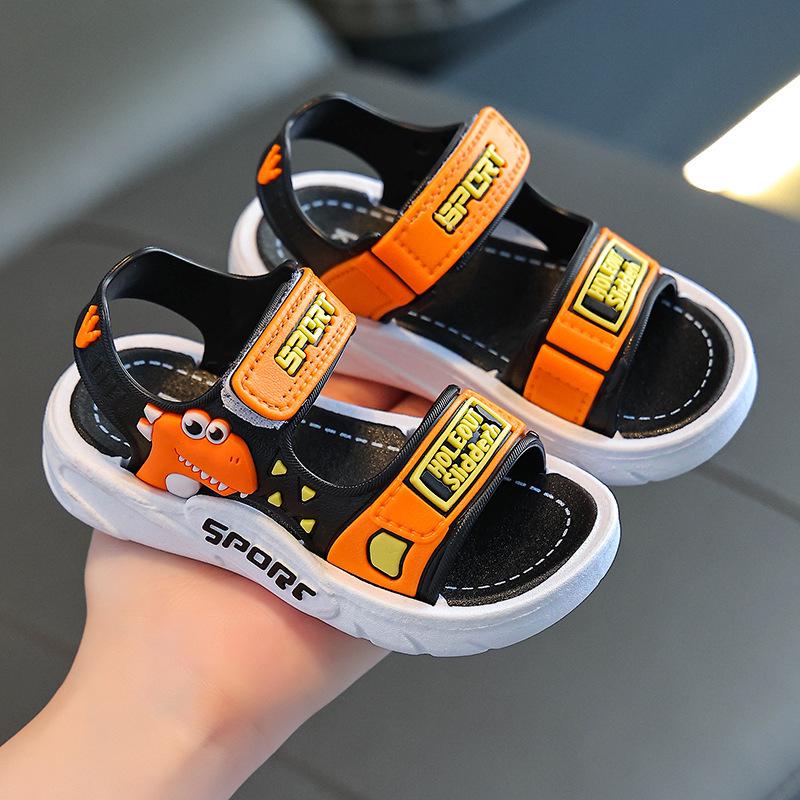 

Summer 2024 Non-slip Kids Beach Sandals for Boys & Girls - Indoor Home Slippers 21 (Inner Length: 13.5 cm) помаранчевий
