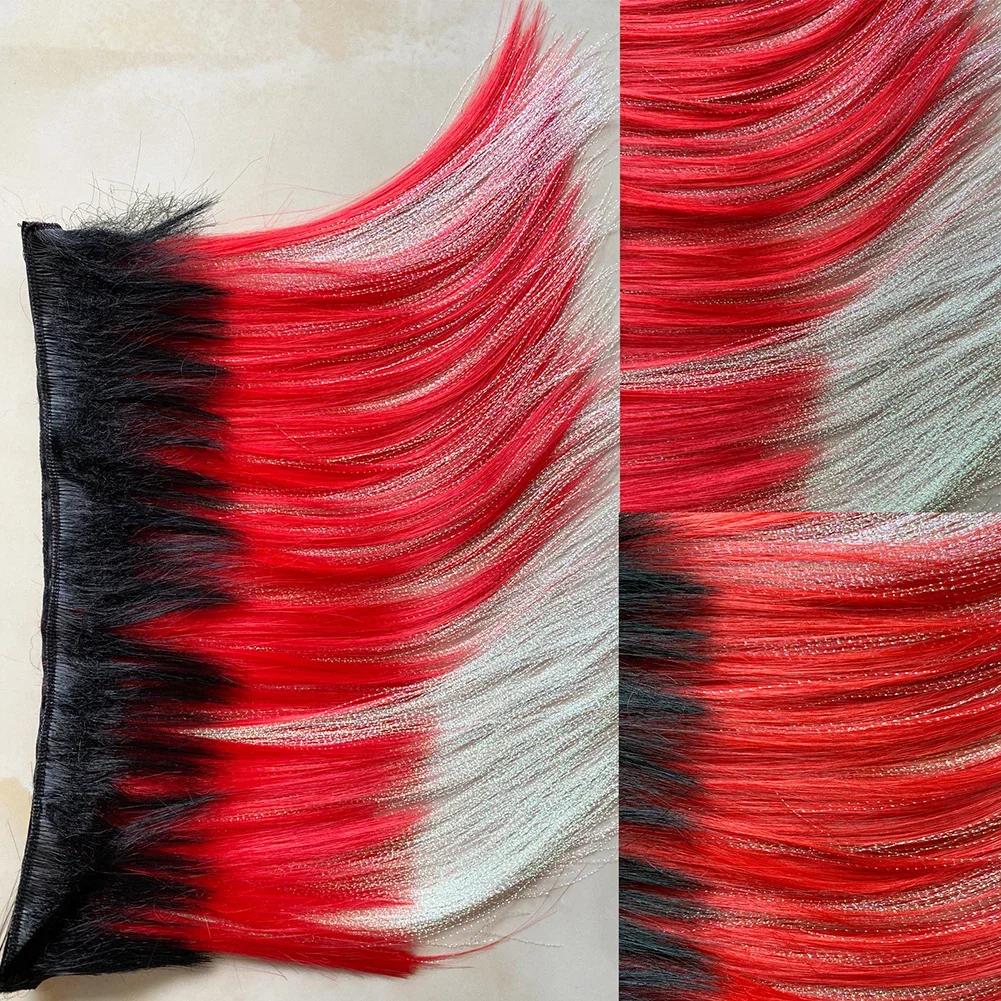 Motorrad Mohawk Helm Perücke Aufkleber Helm Dekorationen Perücken Hahnenkamm Motocross Rennrad Helm Dekoration Haar Aufkleber Paste