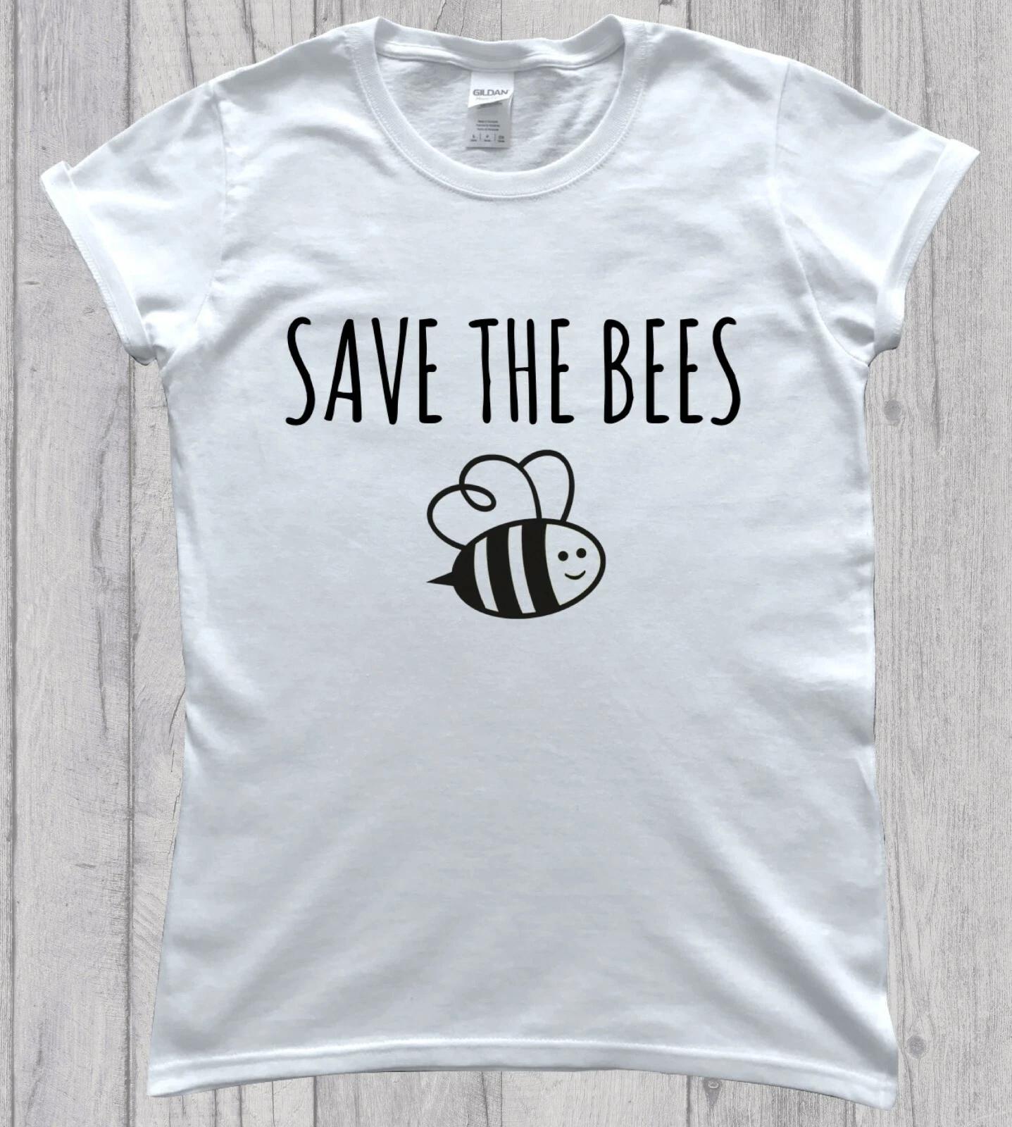 Save The Bees VSCO Girl Climate Change T-Shirt 4XL