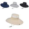 Summer Outdoor Fishing Hat For Men With Large Brim Sun Protection And Breathability