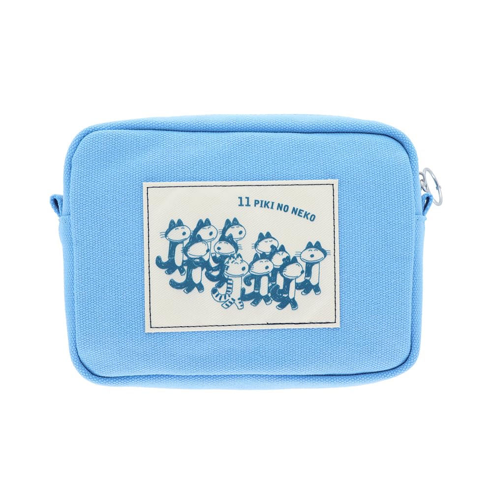 Sunstar Stationery 11 Cat Pencil Case Embroidery Stomach Ponpon S1428713