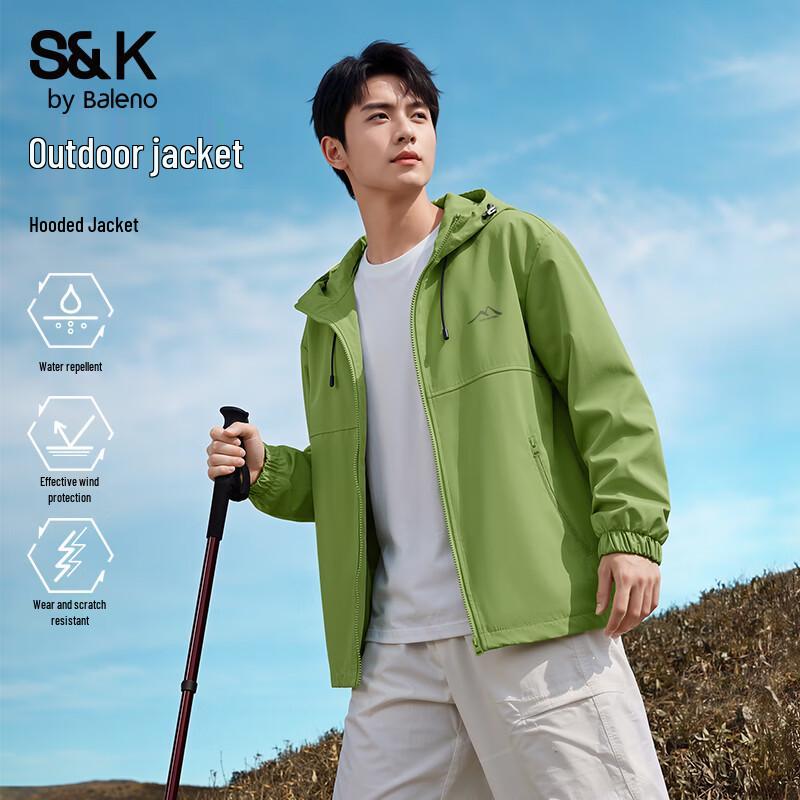 

Baleno S&K Series Men s Hooded Casual Jacket 4XL