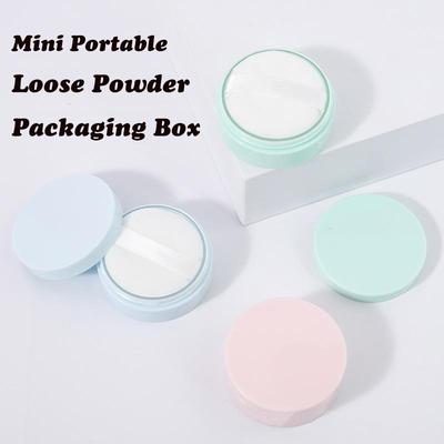 5g Petite Mini Boîte Poudre Libre Poudre Fixatrice Boîte Distributeur d'Échantillons Portable avec Maillage Tamis Boîtier Vide Poivre Poudre Sèche