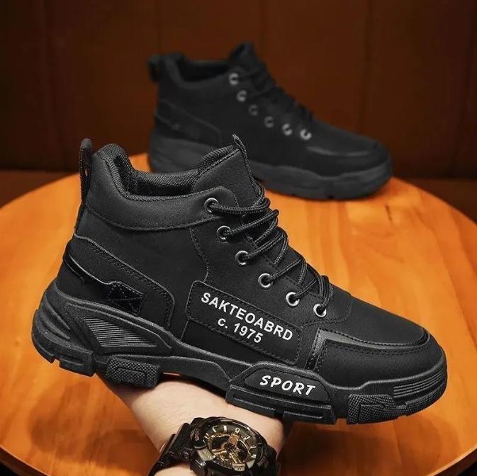 

Shoes Man Boots High Top Casual Sneakers Men s Platform Designer Luxury Ankle Sport Mens Chelsea Cowboy Work Safety Sneakers 39 чорний