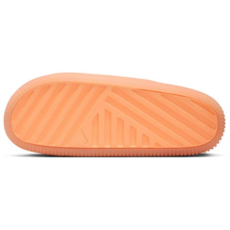 Nike Calm Slide Comfortable Versatile Non-Slip Quick-Dry Slide Sandals Women Sandals Orange DX4816-801