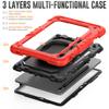 Stand Armor Case Universal For Galaxy Tab S8 S7 11" SM-X700 706 SM-T870 T875 T876 With Rotating Handle Grip Cover Shoulder Strap