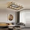 Round Luxury Ceiling Chandelier Led Crystal Hanging Lamps for Living Dining Room Chrome Home Decoration Indoor Lighting Fixture