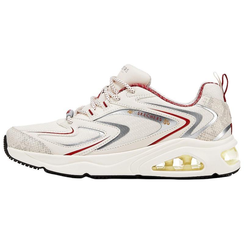 Skechers Street Men White Low Top Running Shoes Lightweight Wear Resistant 802025-WRD 41