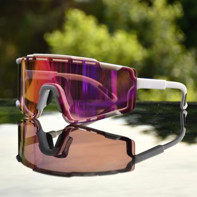 Popular TR90 Cycling Glasses Cycling Mountain Climbing Running Sports Glasses Motorcycle Windproof Goggles