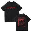 Band Double Sided Print Tshirt Male Casual Oversized Tshirt Unisex Wounisex Korean Fashion Trend T