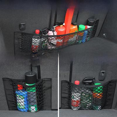 Dvojvrstvová sieťka na suchý zips na uloženie kufra auta - Elastický držiak na upevnenie hasiaceho prístroja