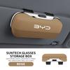 For BYD Seal U Dm I Seagull Dolphin Sealion 7 6 Atto 3 Song Plus Han Tang Key Accessories Car Visor Sunglasses Glasses Case Clip