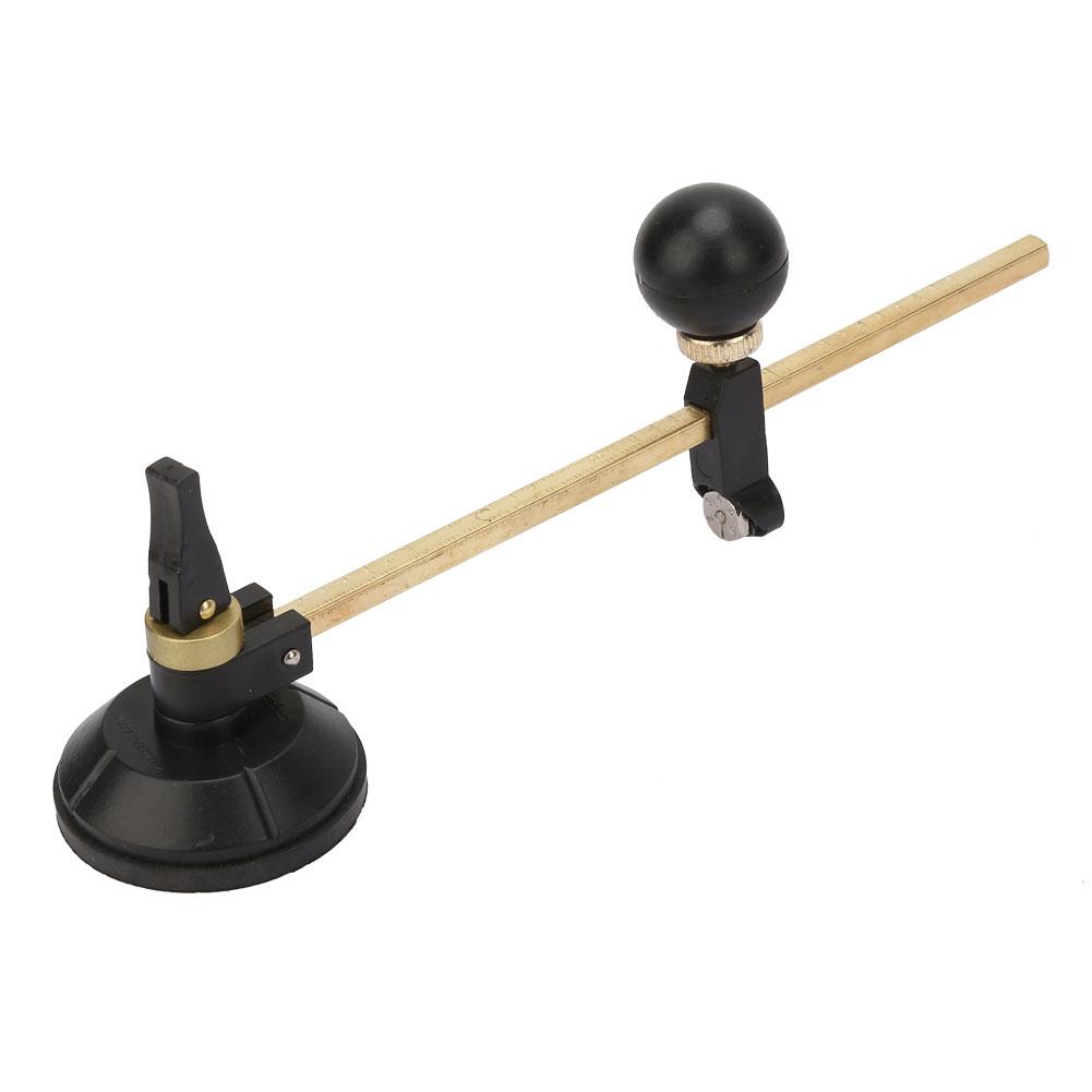 

Стеклорез 6-колесный циркуль Круглый режущий резак с кругом на присоске (40см)