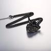 Fangs Demon for Head Pendant Necklace Hip-hop Pendant with Long Chain for Women
