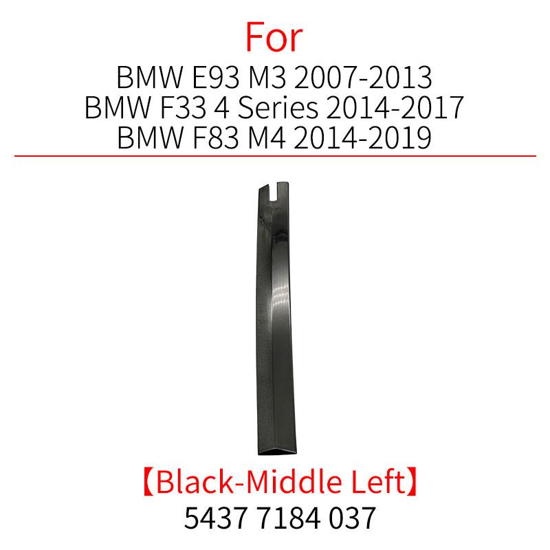 For BMW E93 F33 F83 Car Left / Right Hinge Covers Roof Convertible Trim strip Accessory For BMW M3 M4 4 Series 420 425 430