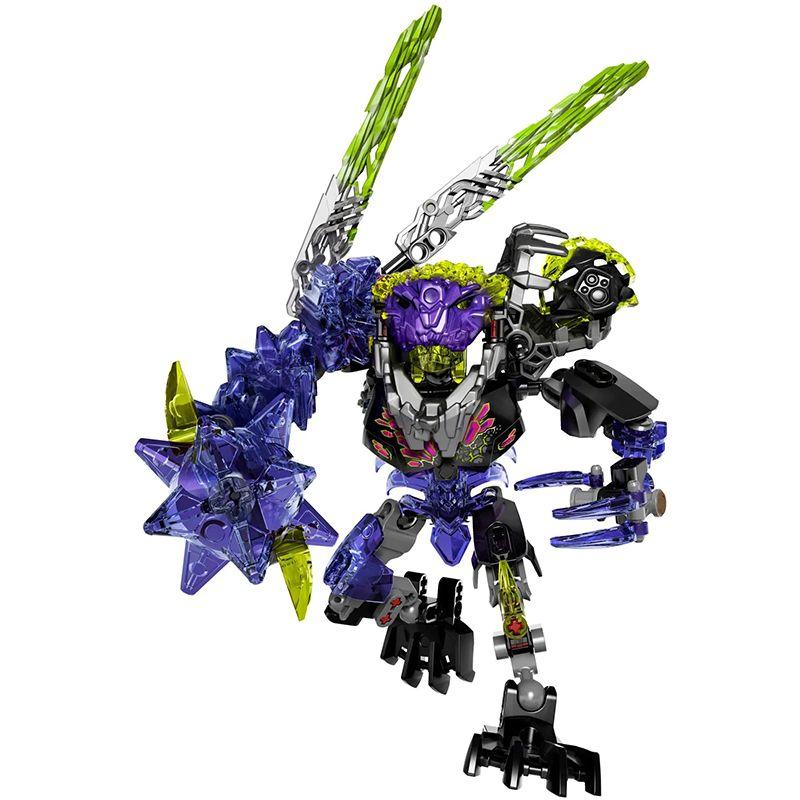 Nuovo Robot Mecha Combinabile Soldato Scheletrico Blocchi da Costruzione Guerriero Biochimico Maschera Dorata Giocattolo Ragazzo Regalo per le Feste dei Bambini