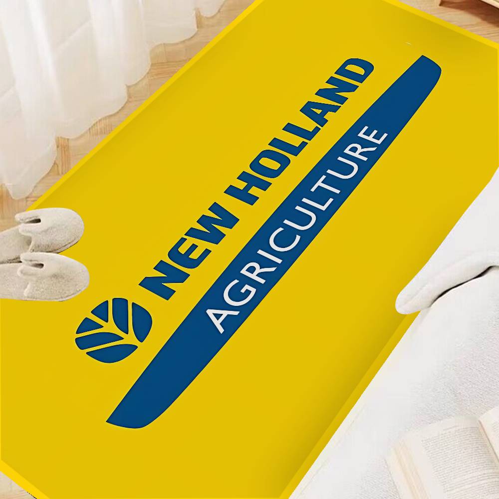 New H-Holland Logo  Kitchen Mat Cheaper Anti-slip Modern Living Room Balcony Printed Modern Home Decor