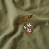 Aeronautica Militare Khaki T-Shirt Men' Crew-Neck Scoti001J508-07001