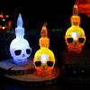 Colorful Halloween Wind Light Scary Atmosphere Electronic Candle Light Ghost Festival Props