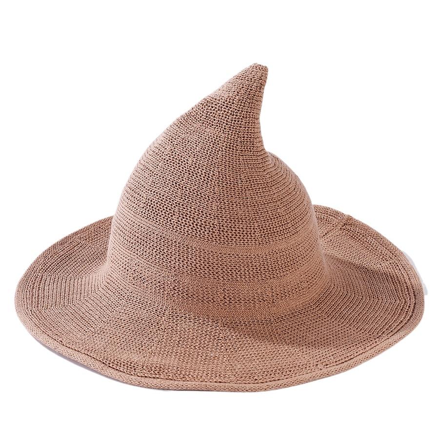 Women Hats Halloween Caps Witch Hat Magician Witch Hat Wool Wizard Hat