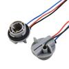 2PCS 1157 Bulb Socket BAY15D Socket P21/5W Adapter Brake Light Socket