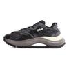 Fila Fusso Icona Fabric Top Layer Cowhide Two Layer Suede Leather Fashion Sports Low Top Casual Shoes Men Sneaker Black Gray F12M213113FBT