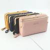 Modische Damen Geldbörse Münzbörse Große Kapazität Handy Tasche Kartenfächer Clutch Tasche Bargeld Aufbewahrung