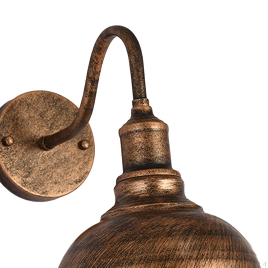 Elegant Metal Wall Sconce with E27 Lighting Fixture for Bedroom Decor