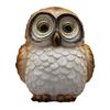 Solar Owl Garden Statue Solar Powered LED Night Lights Resin Animal Decor for Yard Patio Weatherproof Outdoor Ornament