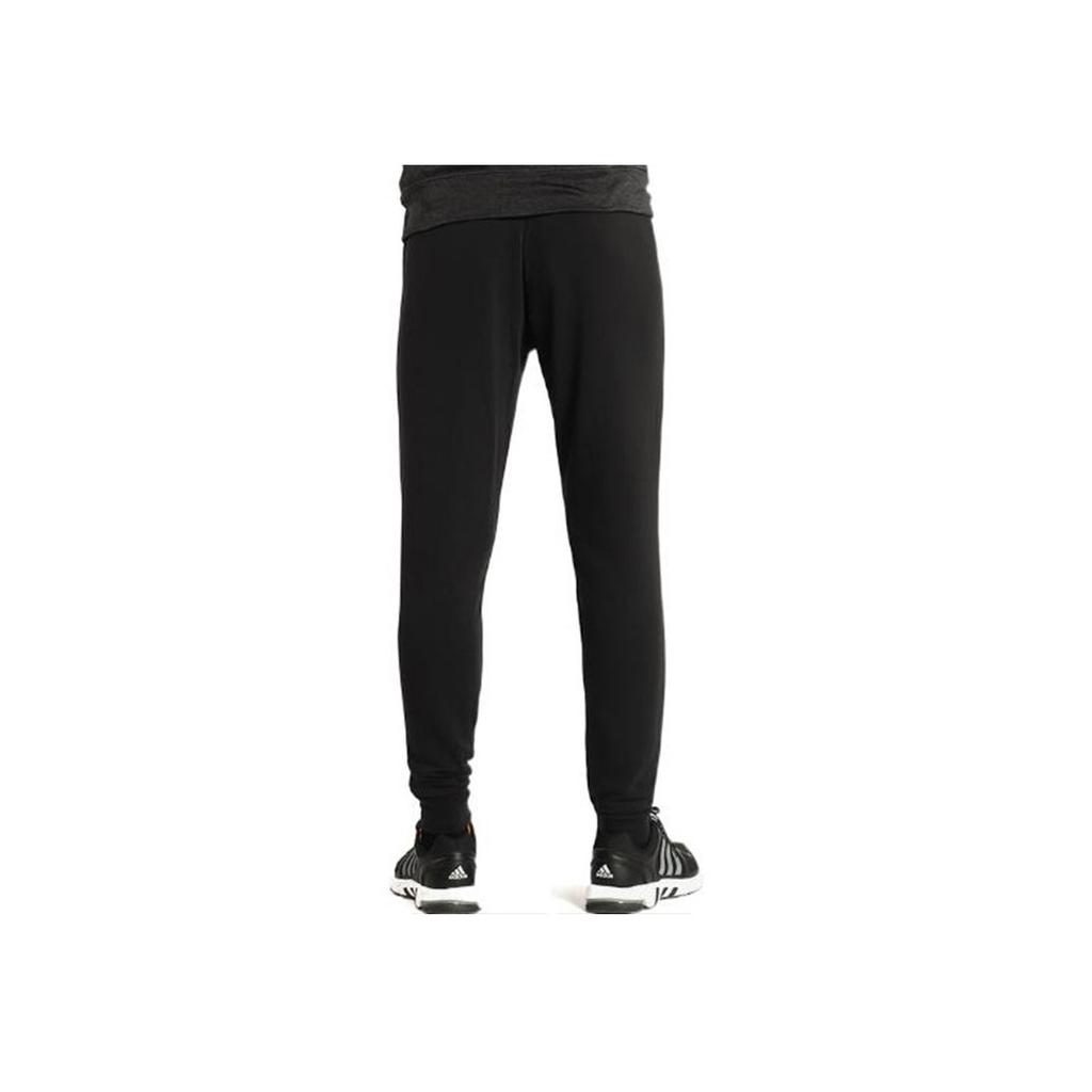 Adidas Logo Print Joggers Men Bottoms Black BK7441
