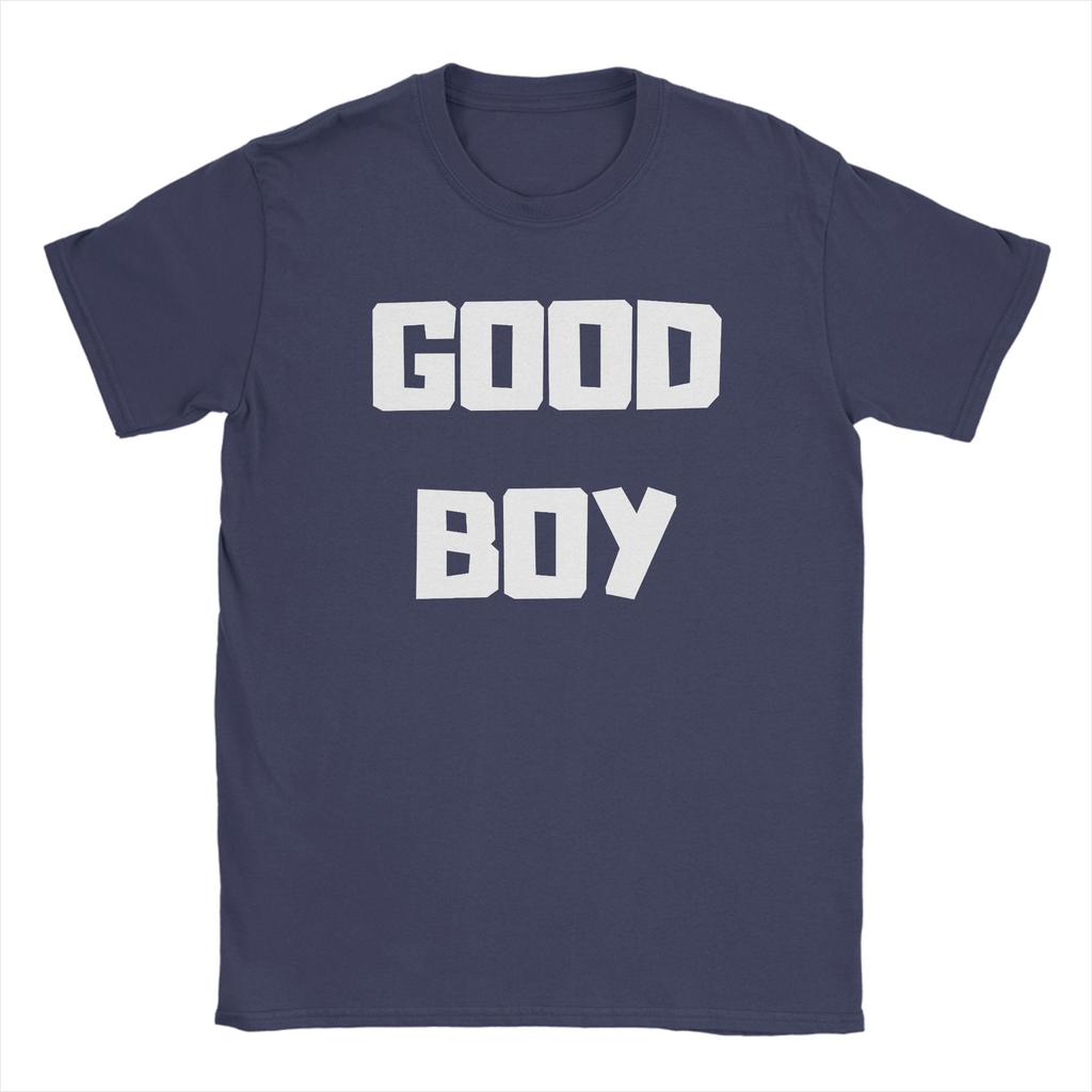 Camisetas Unisexes Good Boy 100% Algodón Ropa Vintage Manga Corta Cuello Redondo Camisetas Regalo de Cumpleaños Camiseta