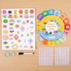 Busy Book Quiet Book Activity Book Alphabet Sticker Book For Children Brain Training Book Quiet Book Letter Awareness