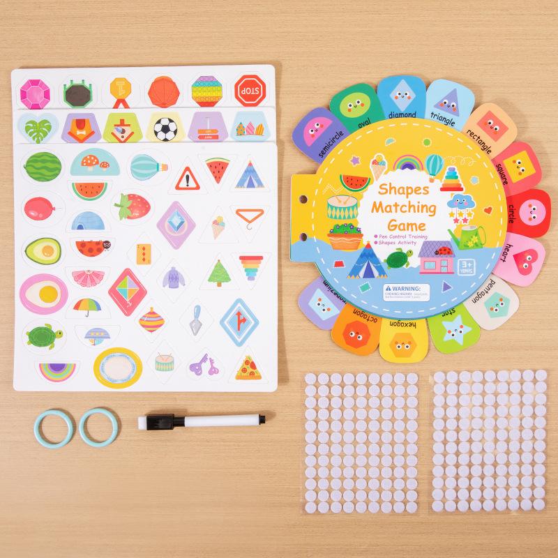 Busy Book Quiet Book Activity Book Alphabet Sticker Book For Children Brain Training Book Quiet Book Letter Awareness