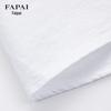 FAPAI Men's 100% Cotton Oxford Solid Long Sleeve Casual Shirt