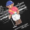 T-shirt Ralph Lauren Estiva da Uomo e Donna 100% Cotone con Orso Polo e Stampa Orso Jockey & Firma