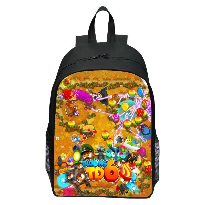 16 Inch Children's Backpack Balloon Tower Anti Bloons TD6 Backpack for Primary and Secondary School Student Boy and Girl Backpac