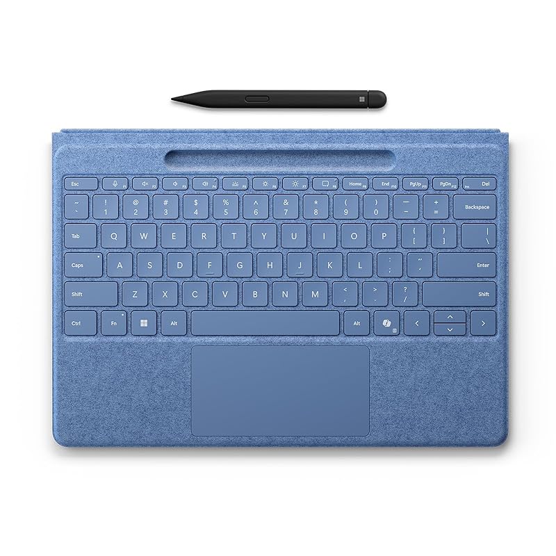 

microsoft Surface Pro flex Keyboard (with pen storage/slim) with pen)/ bright sapphire / 8YU-00029