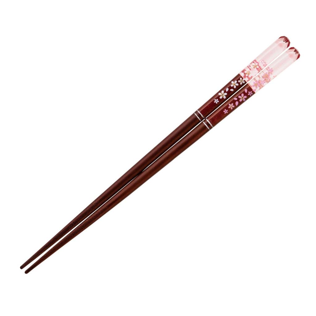 Happy Set of Acrylic Resin and Natural Dishwasher Made In PID6338 J-kitchens Chopsticks, 5, Material Wood, Safe, Japan,