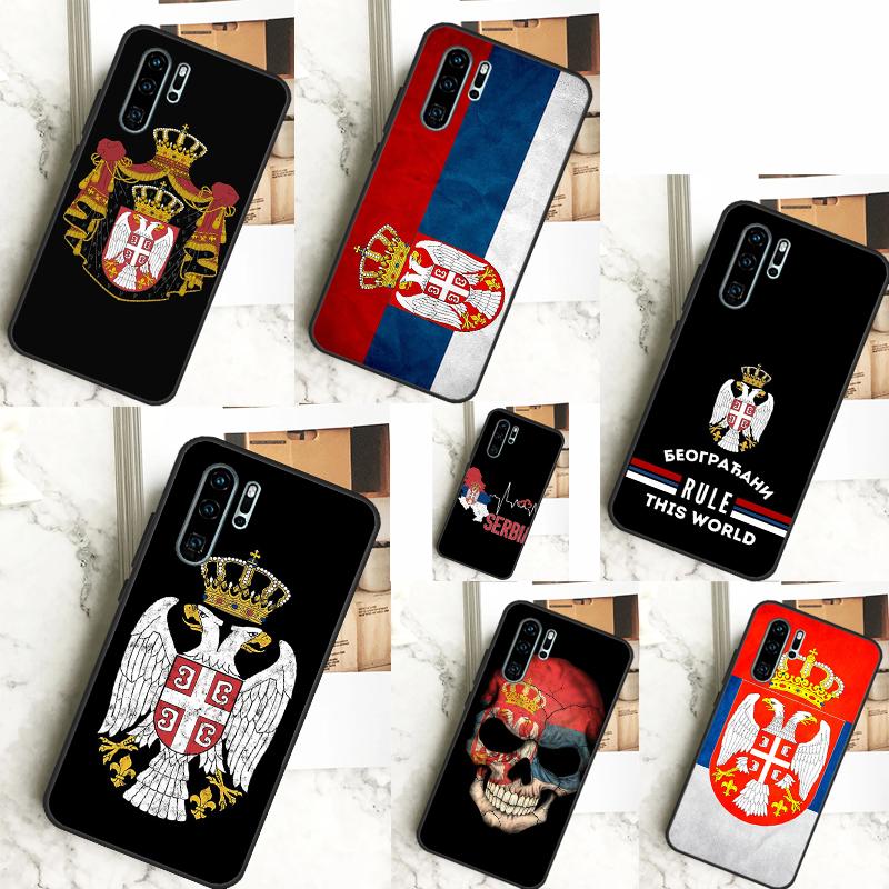 Flag of Serbia Serbian Case For Huawei Nova 10 SE 9 11 11i 8i 3i 5T Y60 Y70 Y90 Y61 Y91 P20 P30 Pro P40 Lite Cover