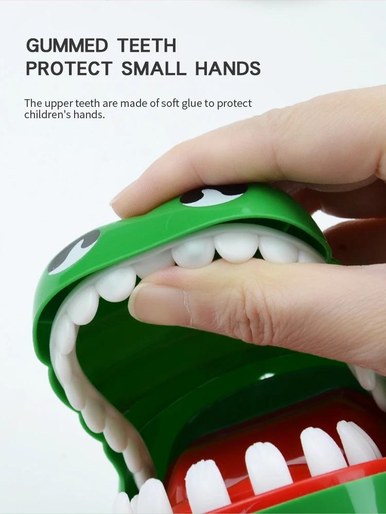 Crocodile Teeth Toys For Kids Alligator Biting Finger Dentist Games. Funny For Party And Children Game Of Pranks Kids Toys gift