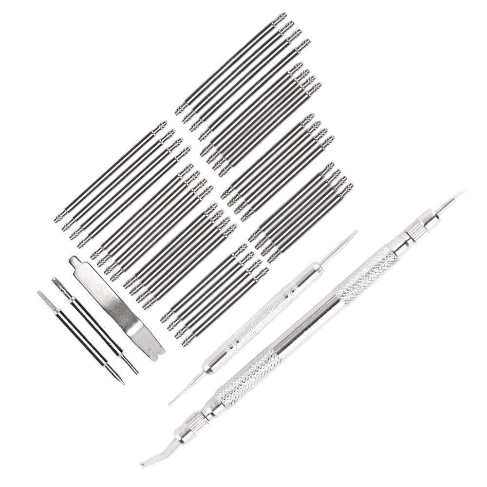 37 Pcs Silver Watch Strap Link Pins Remover Tool Different Sizes Spring Bar Tool Set  Watchmakers