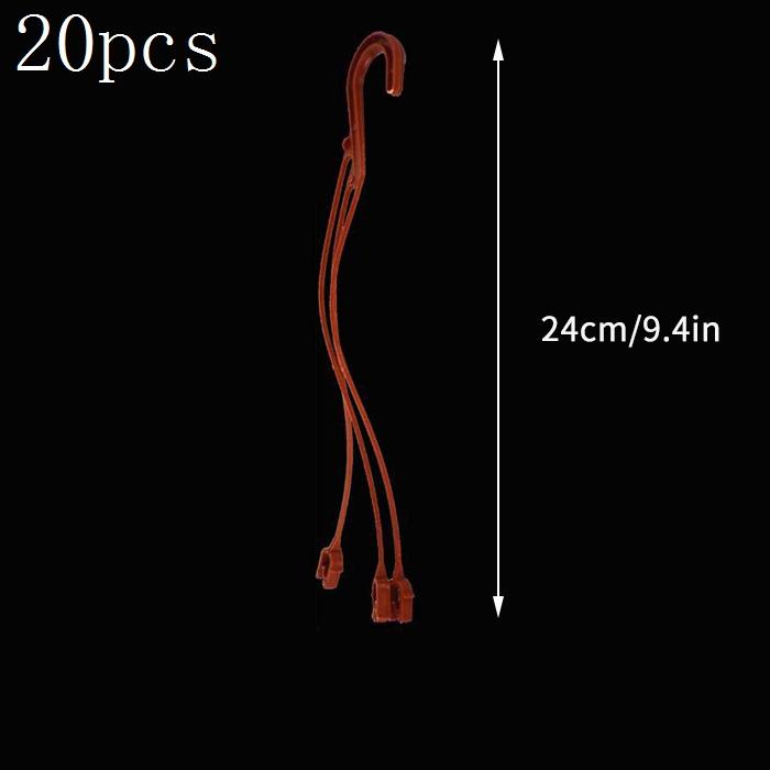 10/20Pcs Plastic Hanging Basket Hooks Hanging Planter Holder Flower Pot Hangers For Planters Bird Feeders Small Flower Pots Set