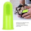 10PCS Silicone Soft Pet Finger Toothbrush Green Teeth Clning Tool for Cats Dogs