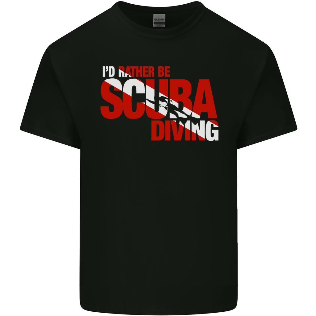 Id Rather Be Scuba Diving Diver Dive Unisexs Light Cotton TShirt